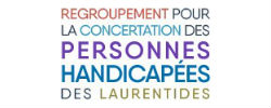 Logo Regroupement pour la concertation des personnes handicapées des Laurentides